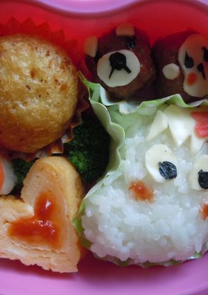 ミートボールでクマ-レシピのメイン写真
