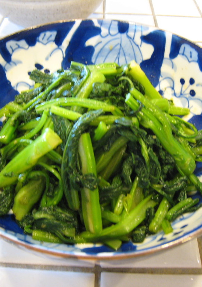 油菜（Yu Choy）の柚子こしょう浸し-レシピのメイン写真