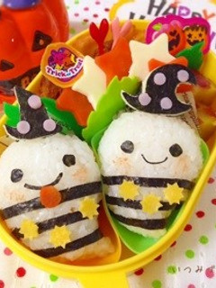 キャラ弁☆ツインオバケ-レシピのメイン写真