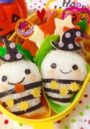 キャラ弁☆ツインオバケ-レシピのメイン写真