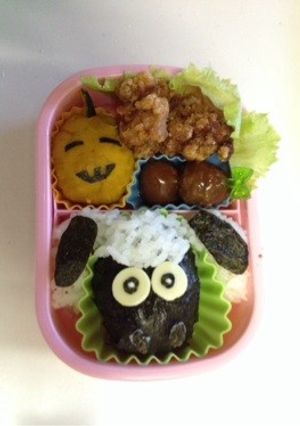簡単 キャラ弁 ひつじのショーン-レシピのメイン写真