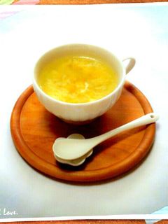 ふんわり卵と粒々コーンの中華スープ-レシピのメイン写真