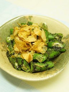 簡単お惣菜♪オクラのごま和え-レシピのメイン写真