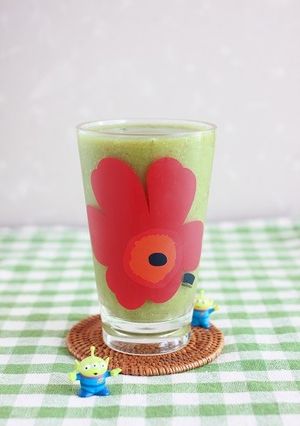 沖縄シークヮーサーでグリーンスムージー。-レシピのメイン写真
