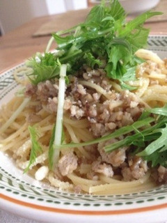 鶏ごぼうパスタ-レシピのメイン写真