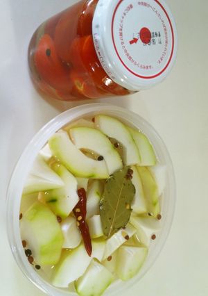 冬瓜と青パパイヤのピクルス-レシピのメイン写真