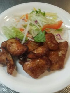 胸肉を切るだけ、簡単、鶏胸肉唐揚げ-レシピのメイン写真
