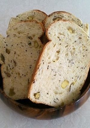 ホクホクごろっと！旬のさつまいも食パン-レシピのメイン写真