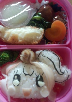 キャラ弁　みらいっち（たまごっち）-レシピのメイン写真