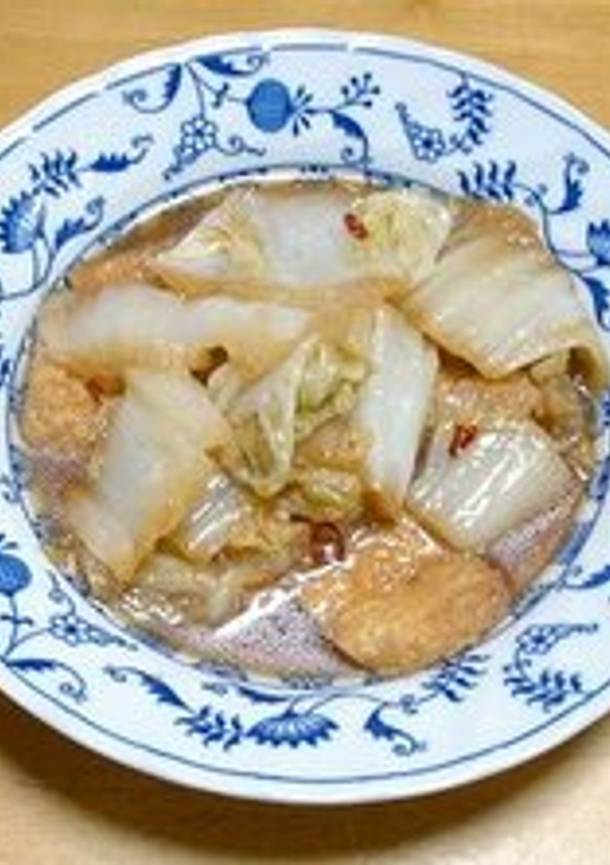 油揚げと白菜の炒め煮-レシピのメイン写真