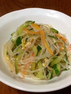 春雨サラダ❇︎酢橘ドレッシング❇︎-レシピのメイン写真