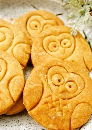 家にある型で簡単♪可愛いふくろうクッキー-レシピのメイン写真