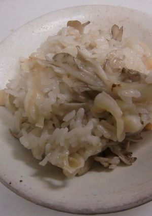 まいたけとほたての炊き込みご飯-レシピのメイン写真