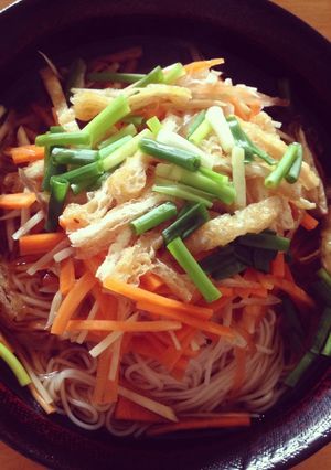彩り野菜のぶっかけにゅうめん-レシピのメイン写真