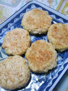 レンコンと鶏ひき肉の簡単つくね☆-レシピのメイン写真