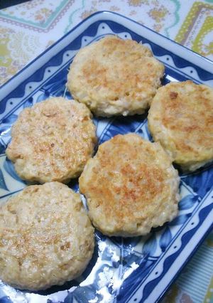 レンコンと鶏ひき肉の簡単つくね☆-レシピのメイン写真