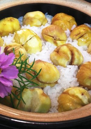 じんわりと秋を味わう♪栗ご飯-レシピのメイン写真