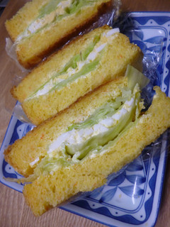 にんじん入りの食パンで卵サンド-レシピのメイン写真