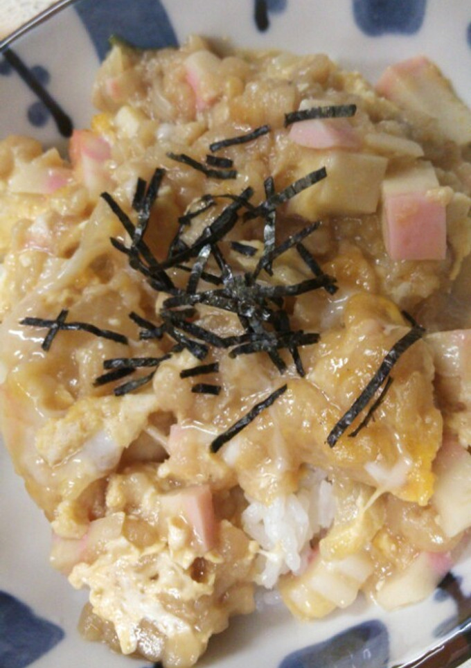 簡単 美味しい たぬき丼 卵 揚げ玉-レシピのメイン写真