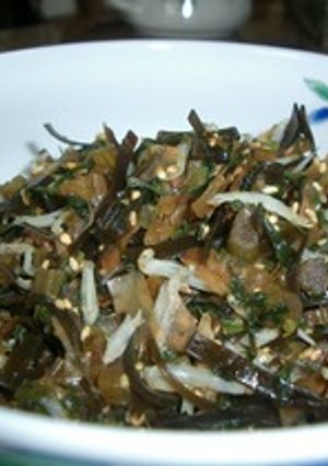 捨てられない大根の葉とだし昆布の炒め物-レシピのメイン写真