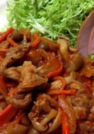 お弁当にも★豚肉のケチャップ炒め-レシピのメイン写真