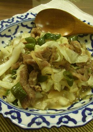 残り物でチャチャッと☆豚小間炒め-レシピのメイン写真