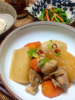 甘辛♬鶏と大根の炒り煮-レシピのメイン写真