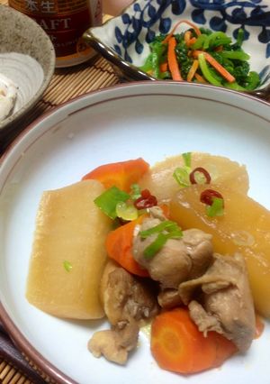 甘辛♬鶏と大根の炒り煮-レシピのメイン写真