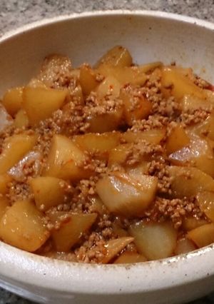 ピリ辛 大根のそぼろ煮-レシピのメイン写真