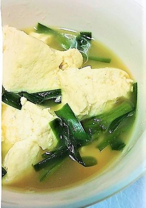 簡単♡ニラ豆腐-レシピのメイン写真
