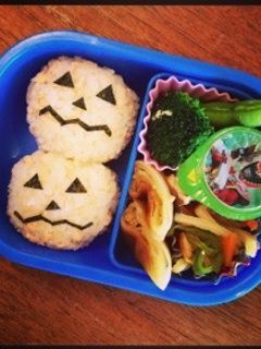 キャラ弁♪ハロウィンおにぎり♪-レシピのメイン写真