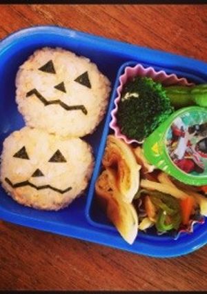 キャラ弁♪ハロウィンおにぎり♪-レシピのメイン写真