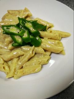 バジルクリームソース パスタ-レシピのメイン写真