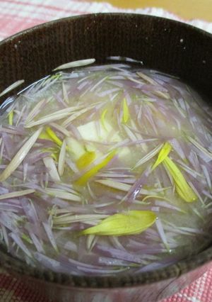 菊の味噌汁-レシピのメイン写真