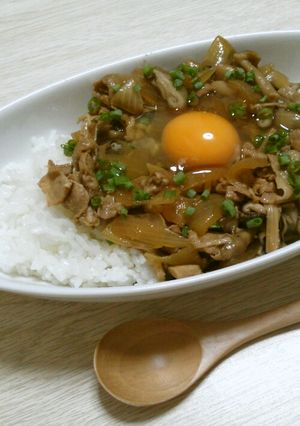 秋の豚たまきのこ丼♡-レシピのメイン写真