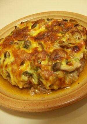 トロトロチーズの♪大きなピザハンバーグ-レシピのメイン写真