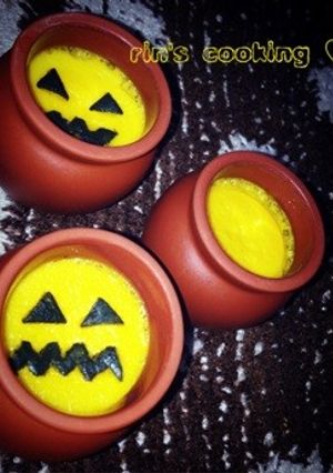 ミキサーで☆簡単カボチャプリン-レシピのメイン写真