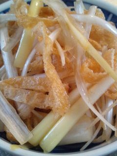 油揚げとネギのおつまみ副菜♪-レシピのメイン写真
