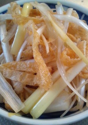 油揚げとネギのおつまみ副菜♪-レシピのメイン写真