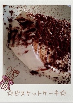♡ビスケットケーキ♡-レシピのメイン写真