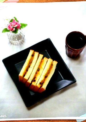 かぼちゃとラムレーズンのサンドイッチ-レシピのメイン写真