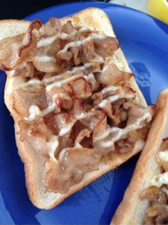 リメイク!しょうが焼きトースト♡-レシピのメイン写真