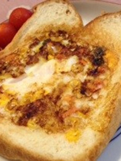 目玉焼きトースト-レシピのメイン写真