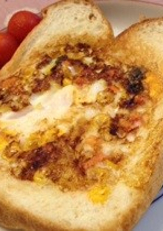 目玉焼きトースト-レシピのメイン写真