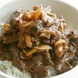 きのこのデミグラス牛丼