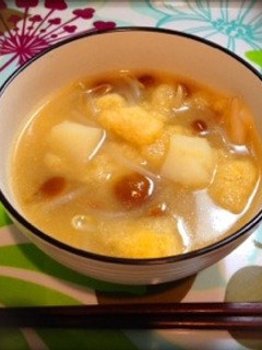 ‘松山あげ’のお味噌汁-レシピのメイン写真