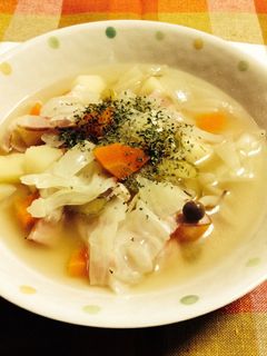 簡単・失敗なし♪香りを楽しむ野菜スープ-レシピのメイン写真
