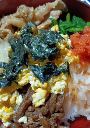 明太ビビンバ丼-レシピのメイン写真