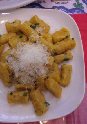 イタリア伝統料理：カボチャのニョッキ-レシピのメイン写真