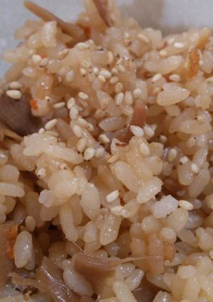 QP×ミツカン「生姜香る根菜釜飯」-レシピのメイン写真